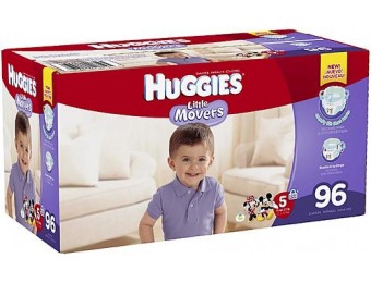 75% off Huggies Little Movers Diapers