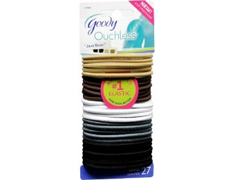 56% off Goody Ouchless Gentle Hair Elastics, 27 ea