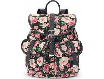 75% off Mudd Quinn Floral Backpack, Black