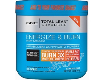 75% off GNC Total Lean Advanced Energize & Burn