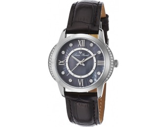 87% off Lucien Piccard Dalida Leather and Mother of Pearl Watch