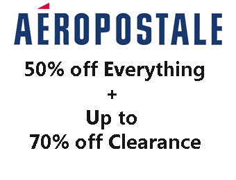 50% off Everything + Up to 70% off Clearance