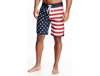 70% off Old Navy American Flag Board Shorts For Men