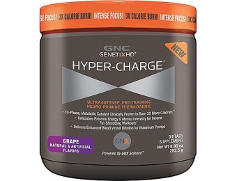 60% off GNC GenetixHD Hyper-Charge Pre-Workout drink