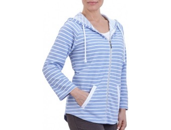 61% off French Terry Stripe Jacket