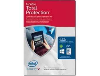 78% off McAfee Total Protection 2016 - ( 1 year )