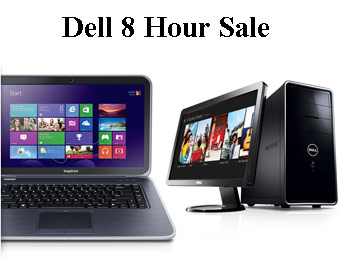 Dell 8 Hour Sale, Up to 34% off Laptops & Desktops