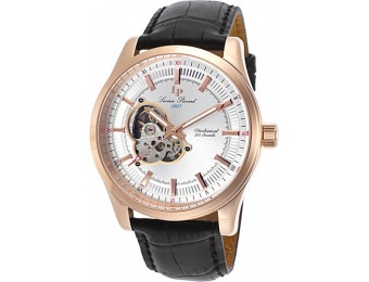 88% off Lucien Piccard Morgana Mechanical Leather Watch
