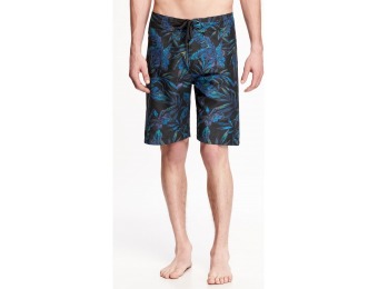 74% off Old Navy Tropical Print Board Shorts For Men 9"