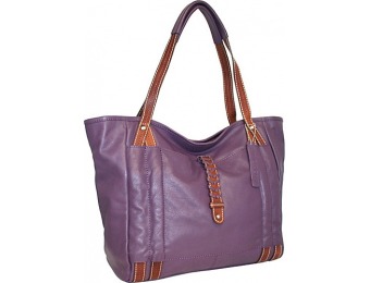 69% off Nino Bossi Jara's Manhattan Tote Leather Handbag