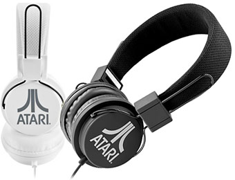 77% off Atari On-Ear Headphones (White or Black)