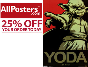 Extra 25% off Everything at Allposters.com w/code: NANCY46