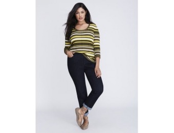 50% off Lane Bryant Plus Size Ribbed Pullover Sweater