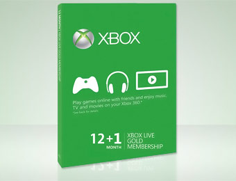 31% off 13-Month Xbox Live Gold Membership