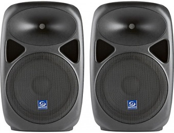 63% off Gem Sound Pxb120usb 12 Powered Speakers, Pair