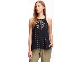 82% off Old Navy High Neck Gauze Top For Women