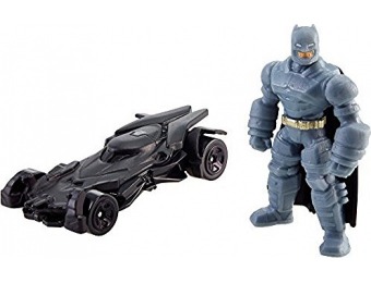 93% off Hot Wheels Armored Batman Mini Figure & Batmobile