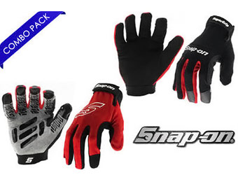 $31 off 2 Pairs: Snap-On SuperGrip Gloves & Mechanic Gloves