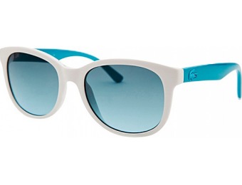 62% off Lacoste Eyewear Square Kids Sunglasses, White