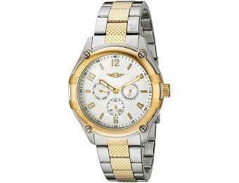 90% off I By Invicta Men's Silver Dial Two-Tone Stainless Steel Watch