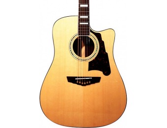 72% off D'angelico Dreadnought Acoustic-Electric Guitar