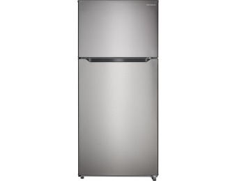 $150 off Insignia 18 CF Top-Freezer Refrigerator - Stainless Steel