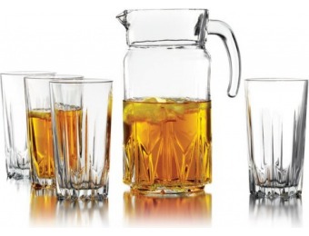 71% off Style Setter Florence 5 Piece Beverage Set with Pitcher