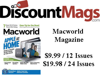 88% off Macworld Magazine Annual Subscription, $9.99 / 12 Issues