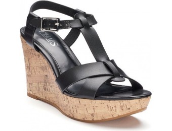 80% off Chaps Afton Women's Wedge Sandals