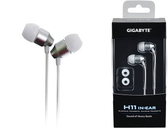 67% off Gigabyte GP-H11 Aluminum Headphones after $10 rebate