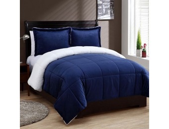 67% off Vcny Micromink & Sherpa Reversible Comforter Set
