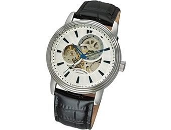$365 off Stuhrling Original Delphi Acheron Men's Leather Watch
