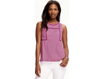 75% off Old Navy Crochet Trim Trapeze Tank For Women
