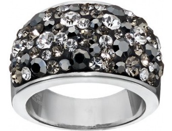 67% off Confetti Gray Crystal Dome Ring