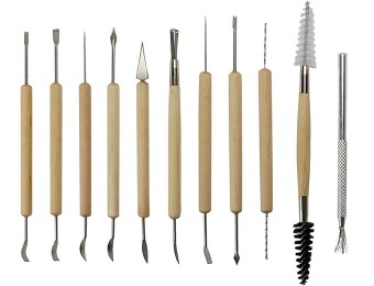 52% off 11-Piece Clay Sculpting / Pottery Tool Set