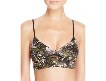 88% off Free People On The Daily Printed Soft Bra