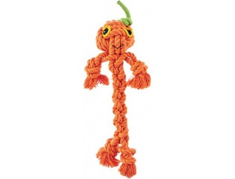 50% off Halloween Braided Rope Pumpkin Guy Dog Toy, 12"