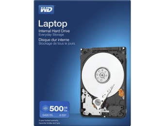 37% off WD Mainstream 500GB Internal Hard Drive for Laptops