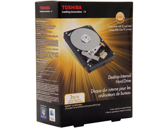 Extra $30 off Toshiba 3TB 7200 RPM 64MB Cache Hard Drive