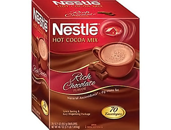 60% off Nestle Instant Hot Cocoa Mix, Rich Chocolate, 70 Packets