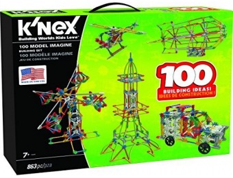 48% off K'NEX 100 Model Building Set - 863 Pieces