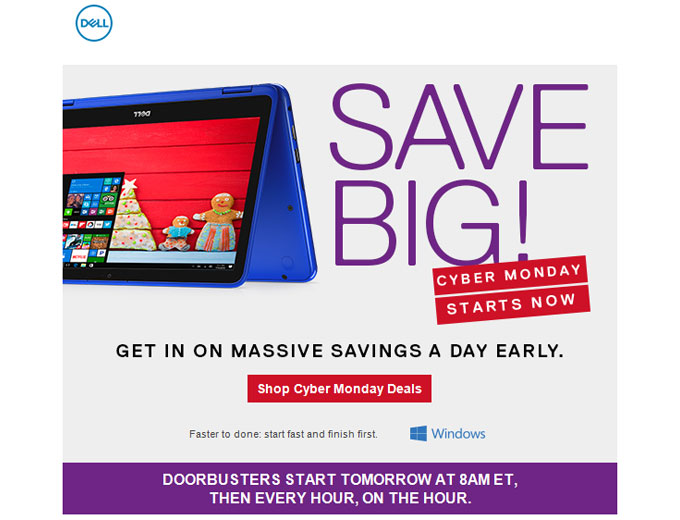 Shop Dell Cyber Monday Deals