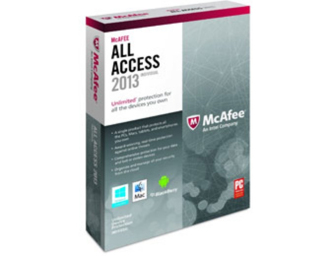 Free after Rebate: McAfee All Access 2013