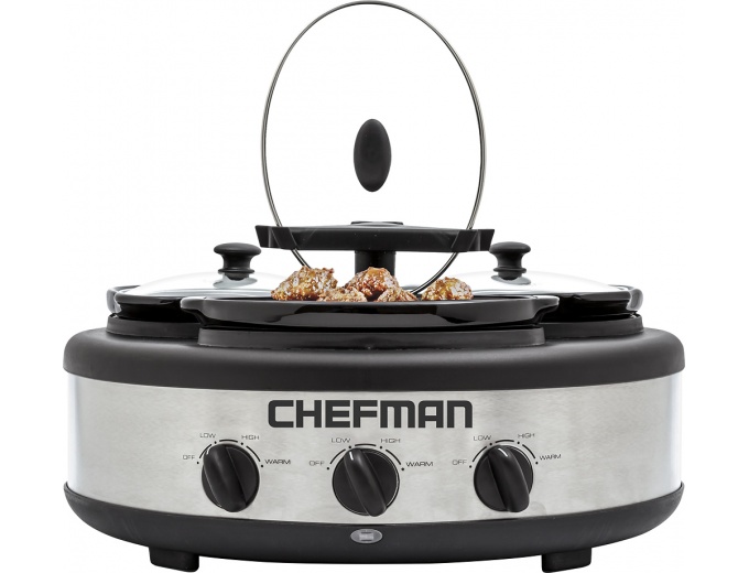 Chefman 4.5-Quart Slow Cooker - Stainless
