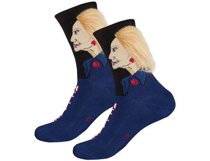 Hillary Clinton Hair Socks