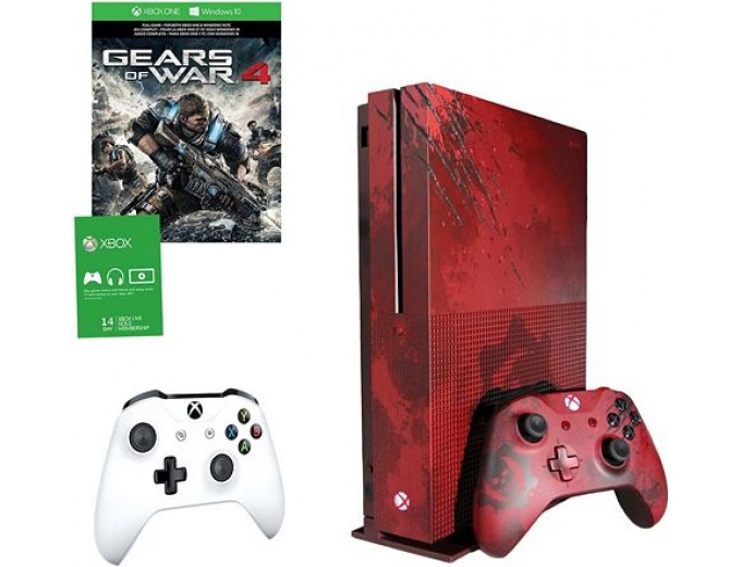 Xbox One S 2TB Gears of War 4 Red LE Console