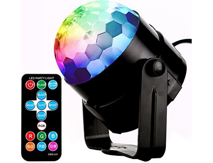Multicolor Rotating Disco DJ Lights