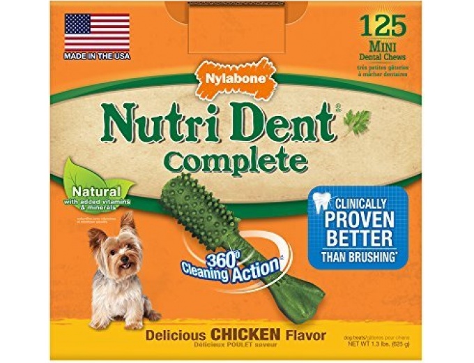 Nutri Dent Adult Chicken 125ct Mini