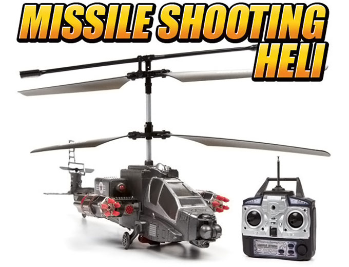 Missile Shooting Storm RC Helicopter
