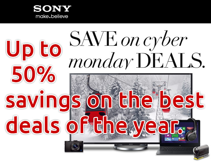 Sony Store Cyber Monday Deals